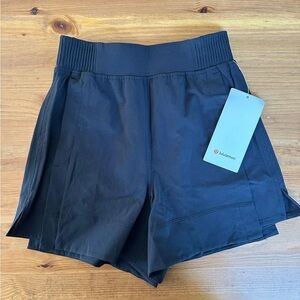 lululemon stretch woven relaxed fit high-rise shorts 4”